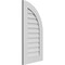 Ekena Millwork Quarter Round Top Right Surface Mount PVC Gable Vent w/ 3-1/2"W x 1"P Standard Frame, 18"W x 36"H GVPQR18X3601SN - alternate 3